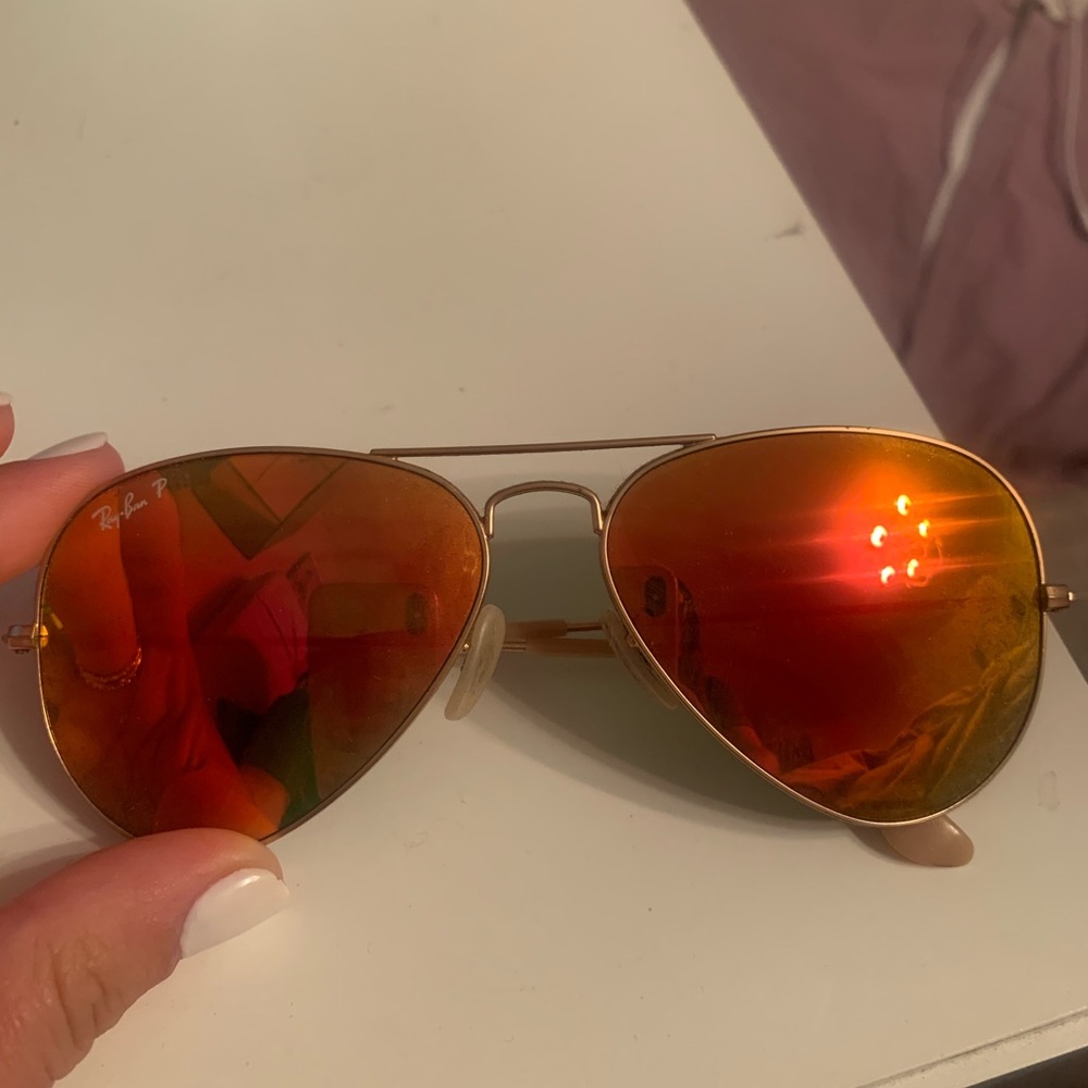 Ray-ban sunglasses Polarized Aviator Flash Lenses - Picture 4 of 4